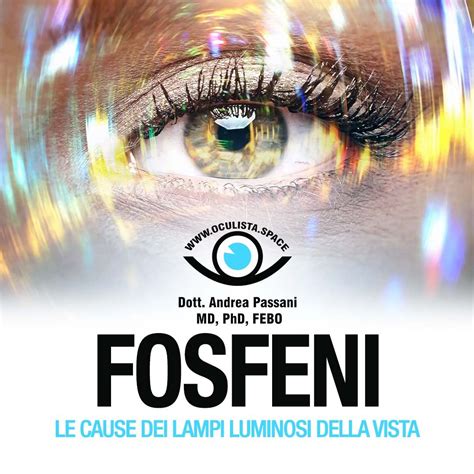 Illustrazione che mostra la percezione di lampi di luce (fosfeni) e immagini distorte (metamorfopsie)