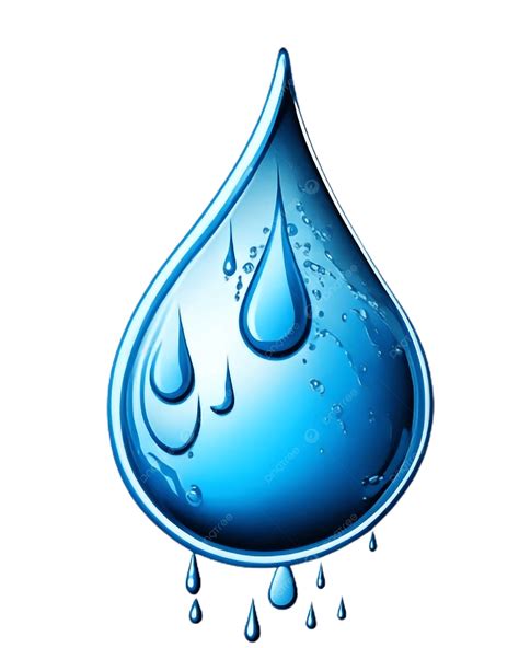 Simbolo di una goccia d'acqua termale