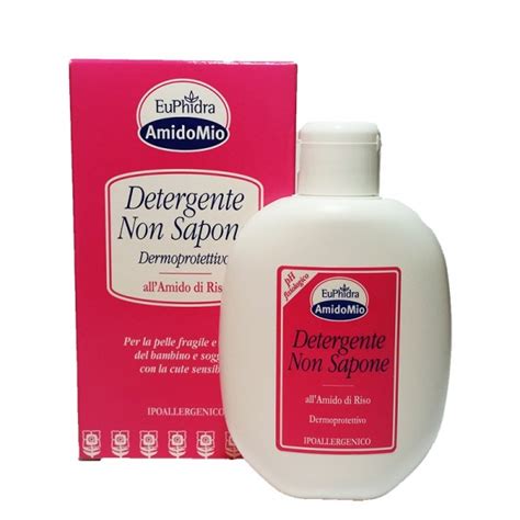 Immagine di una confezione di Euphidra Amidomio Detergente Non Sapone Delicato 400 ml