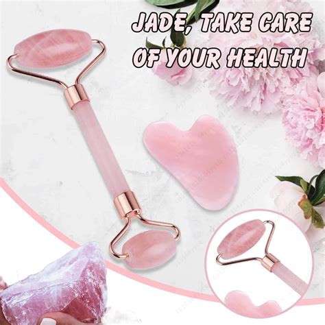 Pietre di giada, quarzo rosa e ametista usate per il Gua Sha
