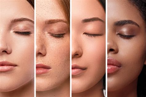 Illustrazione che mostra diversi tipi di pelle e i prodotti consigliati per la doppia detersione