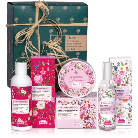 Linea di prodotti Helan con packaging che richiama elementi naturali