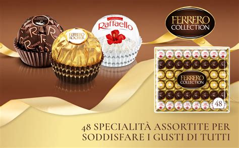Illustrazione di un pacco regalo con Ferrero Rocher