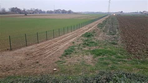 Campo agricolo trattato con gesso