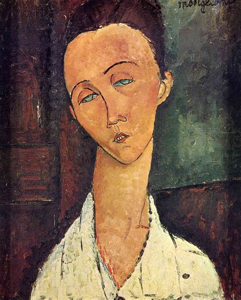Collo femminile stilizzato in stile Modigliani