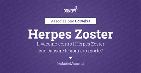 Schema comparativo dei vaccini contro l'Herpes Zoster