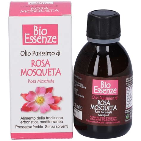 Immagine di un flacone di olio di rosa mosqueta e fiori di lavanda