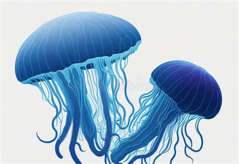 Illustrazione di una medusa e di una tracina