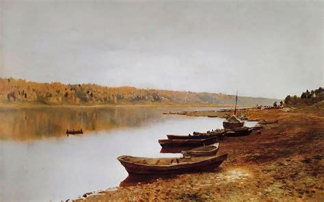 Illustrazione di Isaak Levitan raffigurante il fiume Volga