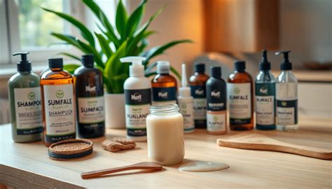 pacchetto con prodotti per la cura dei capelli