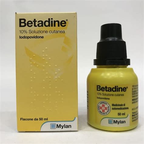 Bottiglia di Betadine soluzione