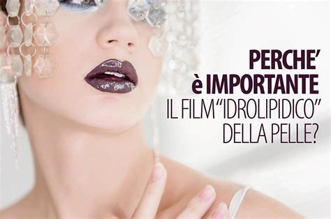 Illustrazione di un film idrolipidico sano della pelle