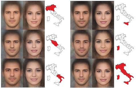 Ritratto di donna con vari tratti somatici