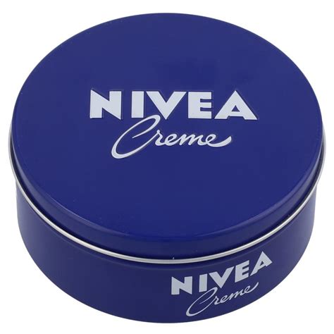 Iconic blue NIVEA cream tin