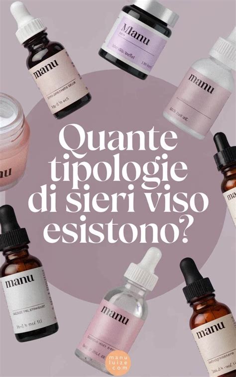 Infografica sugli ingredienti chiave dei sieri viso