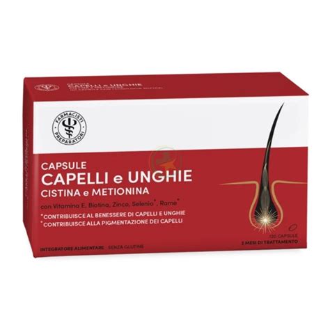 Composizione di un integratore per capelli a base di erbe e vitamine