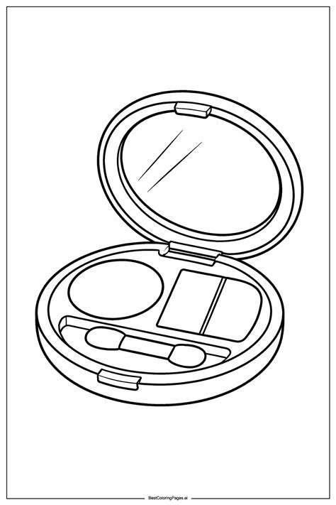 Una trousse di fard aperta che mostra il prodotto