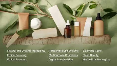 Sustainable beauty products