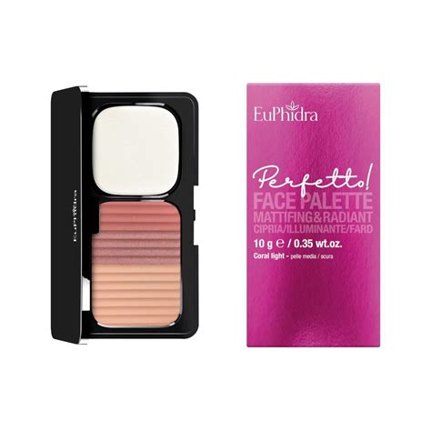 Palette viso Euphidra per pelli chiare/medie