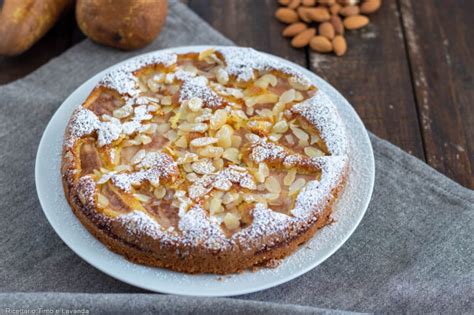 Torta di pere e crema pasticcera