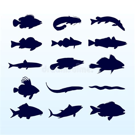 Illustrazione dei diversi tipi di nuoto nei pesci