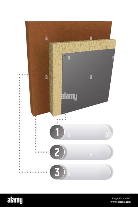 Illustrazione di una casa con diversi strati di isolamento