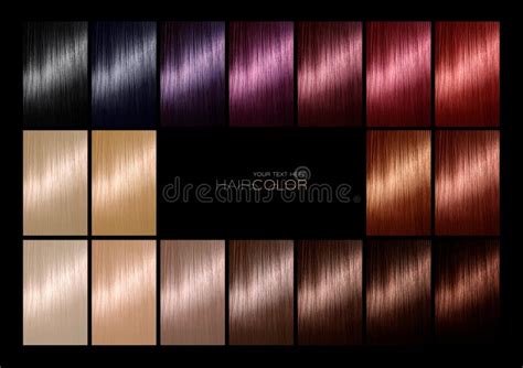 Una tavolozza di colori per capelli