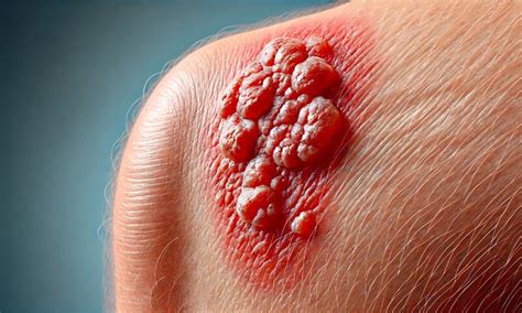 Lesione cutanea tipica del Morbo di Bowen