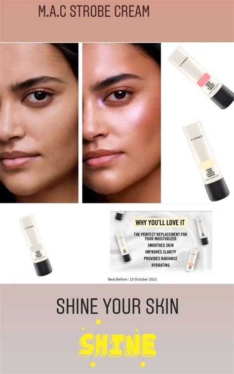 Schema degli ingredienti chiave di MAC Strobe Cream