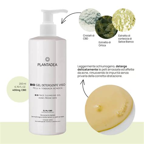 Schema che illustra i benefici dell'olio detergente sulla pelle