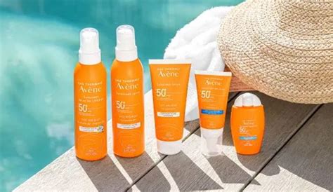 Confronto visivo tra confezioni di creme solari Avène e La Roche-Posay