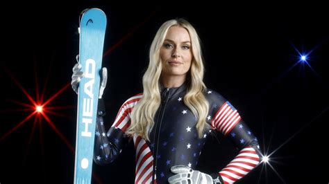 Lindsey Vonn sciatrice in azione