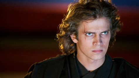 Anakin Skywalker con la cicatrice sull'occhio destro