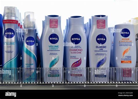 Nivea products on a shelf