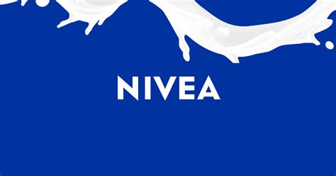 Nivea logo with a subtle artistic background