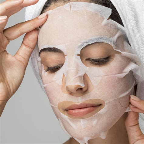 Texture leggera di una maschera per il viso