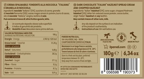 Tubo di crema con etichetta 0.025%