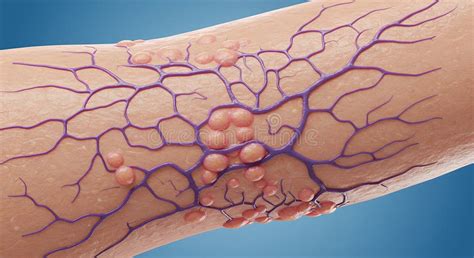 Gambe con un pattern a rete violacea tipico della livedo reticolare