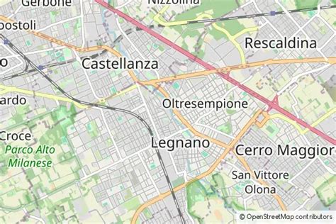Mappa di Legnano e San Giorgio Su Legnano