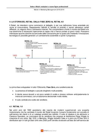 Evoluzione del retail fisico in store esperienziali