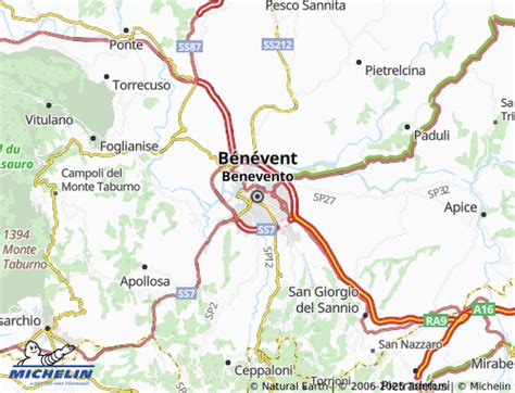Mappa di Benevento con indicazione dello studio medico