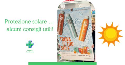 Infografica sui consigli per la protezione solare