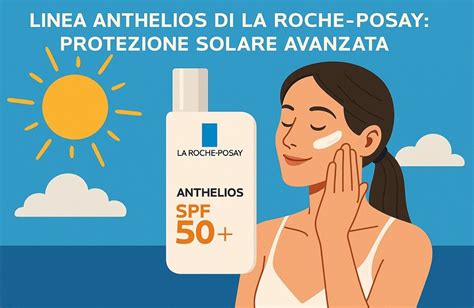 Immagine di diversi prodotti della linea Anthelios di La Roche-Posay