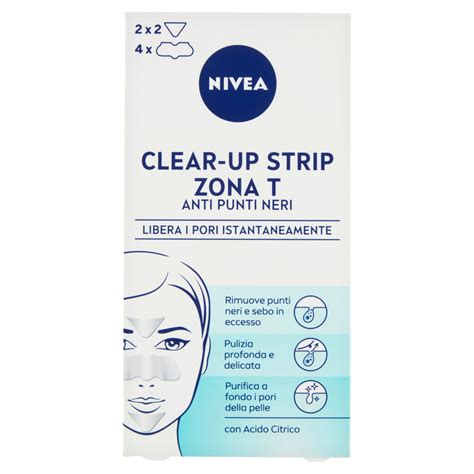 Immagine di un pack di NIVEA Clear-Up Strip Zona T