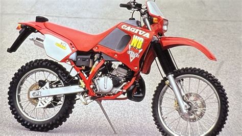 Immagine di una moto Cagiva degli anni '80