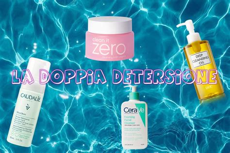 Schematizzazione della doppia detersione coreana