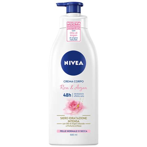 Crema corpo Nivea Rosa e Argan