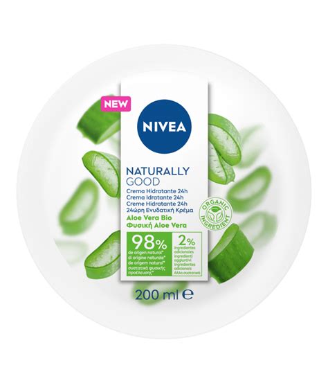 Flacone Nivea Naturally Good con Aloe Vera