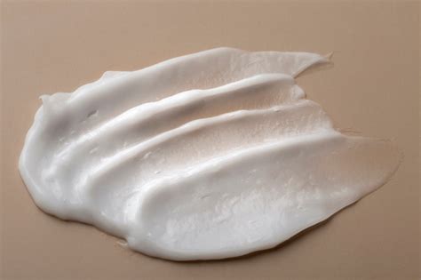 Texture di una crema evanescente