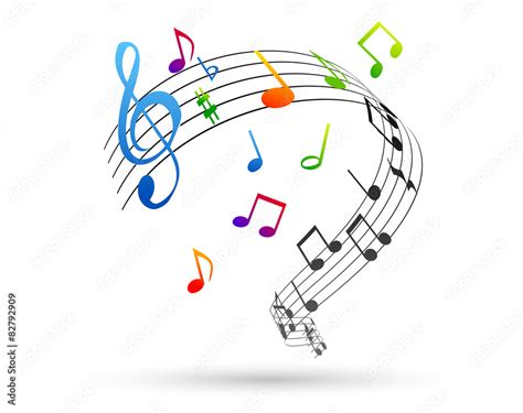 Immagine stilizzata di note musicali e capelli bianchi